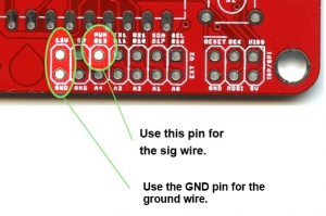 Pin connections
