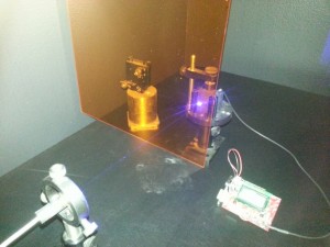 Testing Shielding with 445nm laser 800