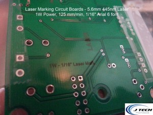 1W 5_6mm 445nm Laser Marking Circuit Boards natural lighting