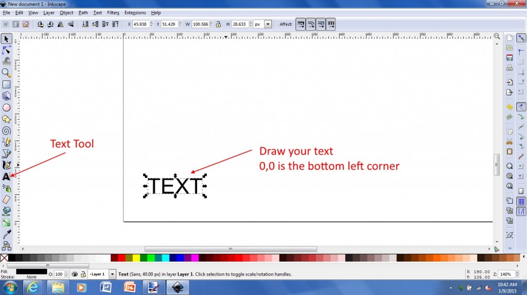 1 Text Draw