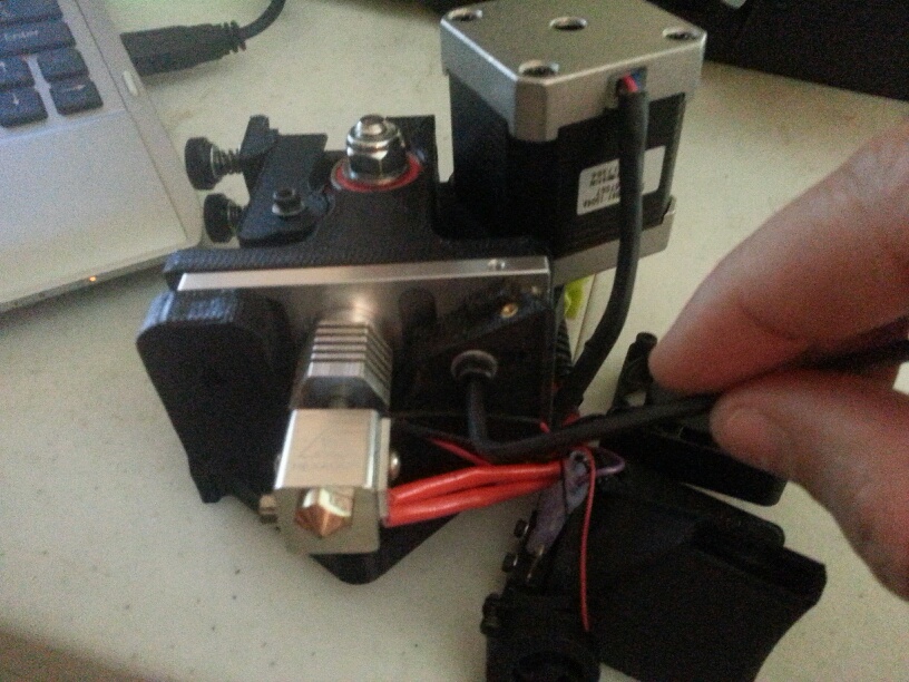 8 remove extruder motor assembly