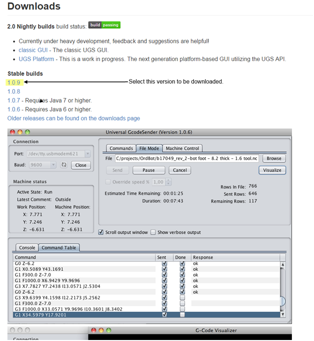 Universal G Code Sender Basics from J Tech Photonics, Inc.