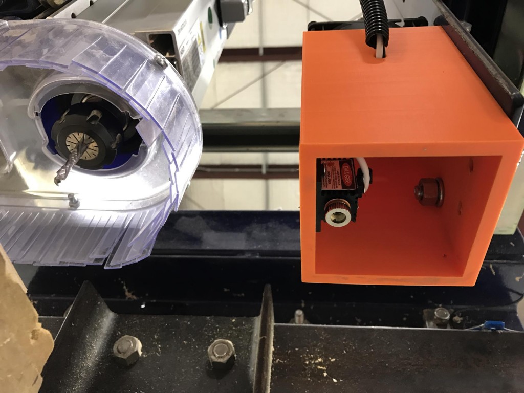 Shopbot laser install bottom J Tech Photonics