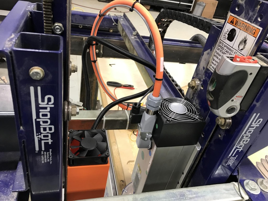 Shopbot laser install top J Tech Photonics