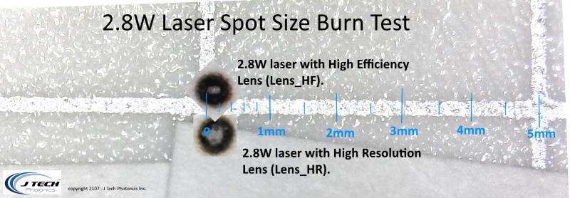 2_8W Zoom in Burn Test 3