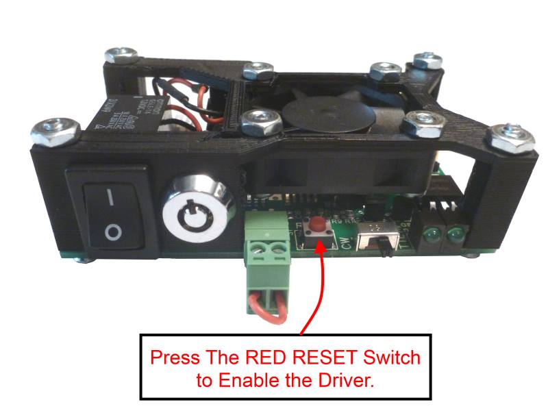 An image used for laser software troubleshooting