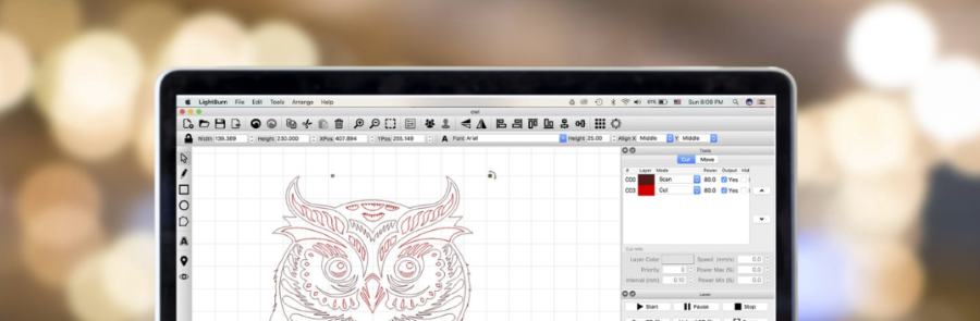 lightburn laser software