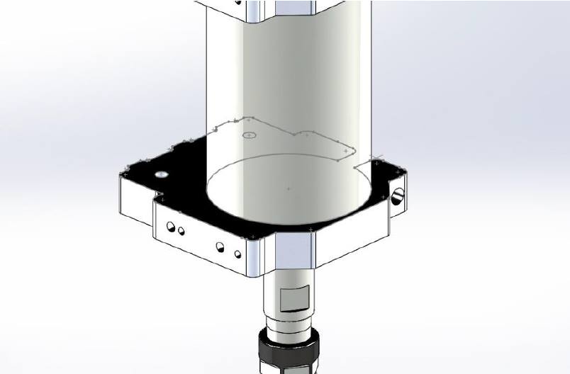 A diagram of the installation of our OX and R7 CNC kits