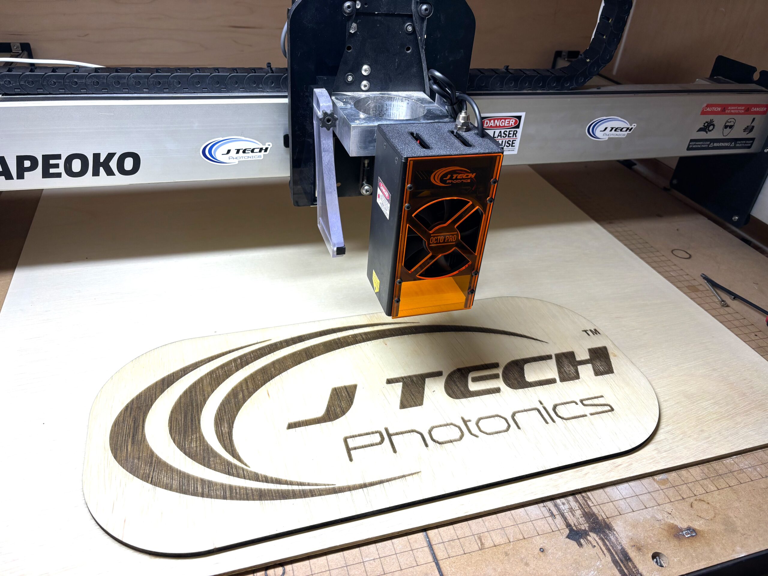Shapeoko3 CNC Laser Upgrade from J Tech Photonics, Inc.