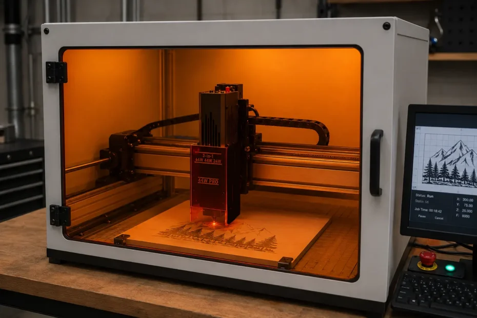 Laser Safety Shield for CNC Machines